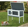 Small rabbit hutches with good quality Wooden Pet House Rabbit Bunny Wood Hutch House Dog House Chicken Coops Chicken Cages Rabbit Cage