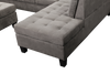 RaDEWAY Sofa Set for Living Room with Chaise Lounge and Storage Ottoman Living Room Furniture