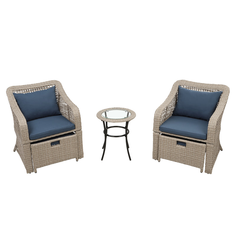 Radeway 5-piece Outdoor Conversation Set Patio Furniture - Image 22