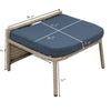5-Piece Outdoor Patio Conversation Set with Cushions