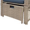 5-Piece Outdoor Patio Conversation Set with Cushions
