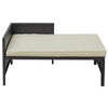 RaDEWAY 3 PCS Outdoor Rattan Furniture Sofa Set with cushions