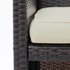 RaDEWAY 3 PCS Outdoor Rattan Furniture Sofa Set with cushions