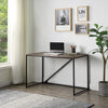 Home Office 46-Inch Computer Desk, Small Desk Home Office Study Desk Metal Frame, Modern Simple Laptop Table, Easy Assembly, Industrial Style