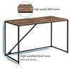 Home Office 46-Inch Computer Desk, Small Desk Home Office Study Desk Metal Frame, Modern Simple Laptop Table, Easy Assembly, Industrial Style