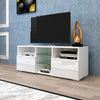 Modern Minimalist TV Cabinet Living Room with 20 colors LED Lights,TV Stand Entertainment Center  Modern High-Gloss LED TV Cabinet, Simpleness Creative Furniture TV Cabinet