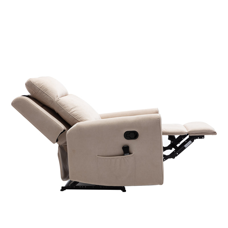 Massage Recliner with 12 Massage Nodes Function-Easy Lounge, Reclining Lounge Ch - Image 8