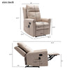 Massage Recliner with 12 Massage Nodes Function-Easy Lounge