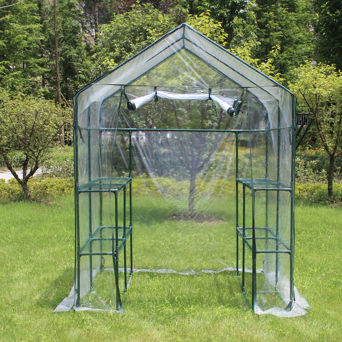 Outdoor Walk-in Plant Gardening Greenhouse | Radeway