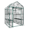 Outdoor  Walk-in Plant Gardening Greenhouse With 2 Tiers 8 Shelves