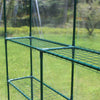 Outdoor  Walk-in Plant Gardening Greenhouse With 2 Tiers 8 Shelves