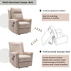 Massage Recliner with 12 Massage Nodes Function-Easy Lounge