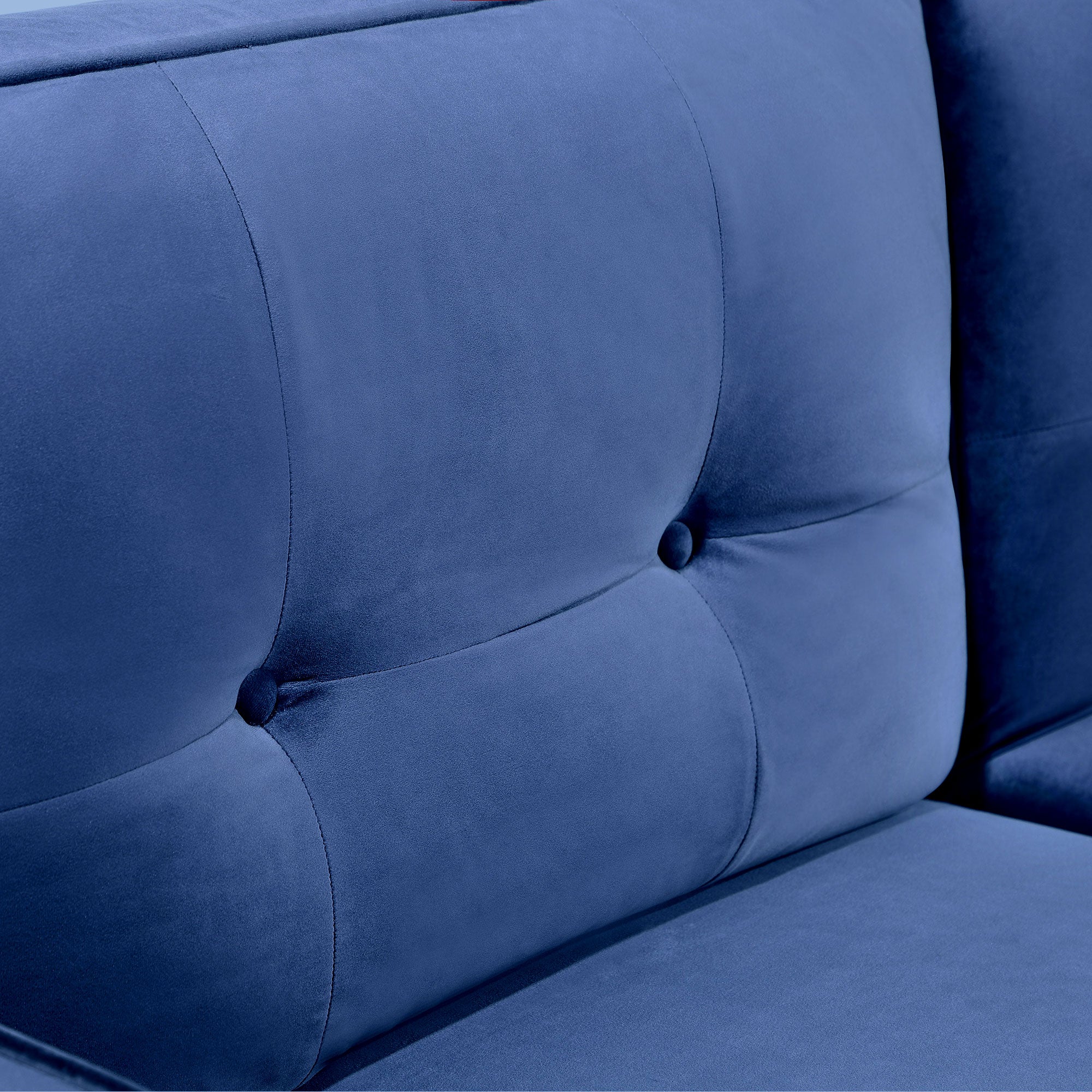 RaDEWAY 72" Tufted Velvet Upholstered Sofa Couch