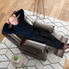 PU Leather Heated Massage Recliner Sofa Ergonomic Lounge with 8 Vibration Points