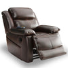 PU Leather Heated Massage Recliner Sofa Ergonomic Lounge with 8 Vibration Points