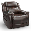 PU Leather Heated Massage Recliner Sofa Ergonomic Lounge with 8 Vibration Points
