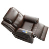 PU Leather Heated Massage Recliner Sofa Ergonomic Lounge with 8 Vibration Points