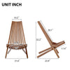 RaDEWAY Folding wood chair