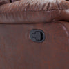 RaDEWAY PU Leather Heated Massage Recliner Sofa Ergonomic Lounge with 8 Vibration Points