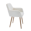 RaDEWAY Dining Chairs with Faux Fur