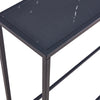 RaDEWAY Console Talbe, MDF boards, metal frame , Rectangle shape, Black,41.73''L 11.2''W 29.92''H