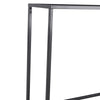 RaDEWAY Console Talbe, MDF boards, metal frame , Rectangle shape, Black,41.73''L 11.2''W 29.92''H