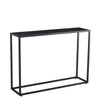 RaDEWAY Console Talbe, MDF boards, metal frame , Rectangle shape, Black,41.73''L 11.2''W 29.92''H
