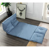 RaDEWAY Folding Futon Sofa Blue