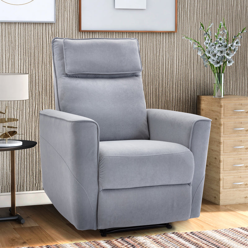 Recliner Chair with Padded Seat Microfiber Manual Reclining Sofa for Bedroom & L - Image 13
