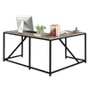 L Shaped Home Office Computer Desk with Modern Style and MDF Board, Easy to Assemble（Walnut）