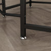 W636 L-Shaped Desk 66" Computer Corner Desk With CPU Stand For Home Space-Saving Easy to Assemble Sandalwood