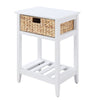 RaDEWAY Accent Table,  Natural Finish
