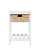 RaDEWAY Accent Table,  Natural Finish