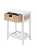 RaDEWAY Accent Table,  Natural Finish
