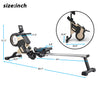 Rowing Machine Indoor Rower with Magnetic Tension System,LED Monitor and 8-level Resistance Adjustment Equipment