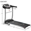 Electric Treadmill Motorized Running Machine 1.5 HP with Speaker AUX &USB Input 12 Programs