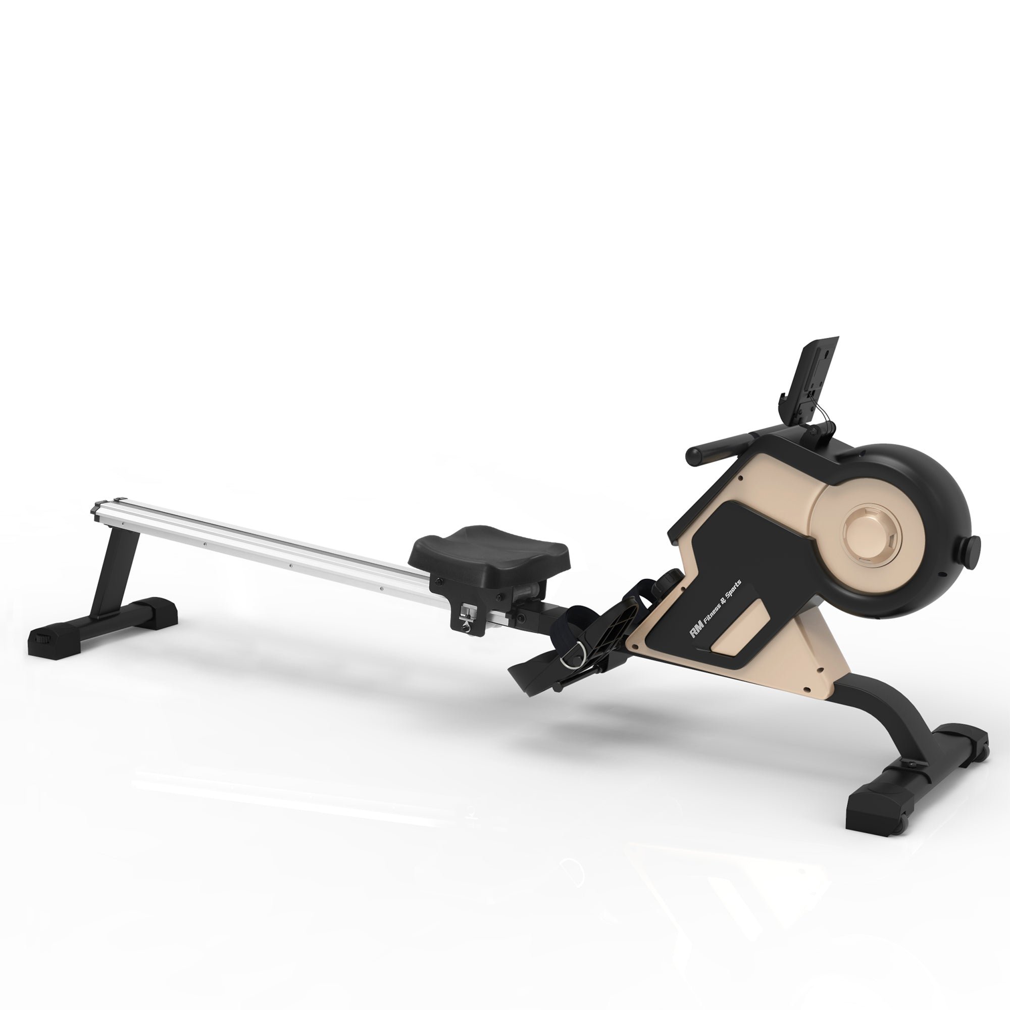 Rowing Machine Indoor Rower with Magnetic Tension System,LED Monitor and 8-level Resistance Adjustment Equipment
