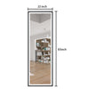LED Full Length Mirror Wall Mounted Lighted Floor Mirror Dressing Mirror Make Up Mirror Bathroom/Bedroom/Living Room/Dining Room/Entry Dimmer Touch Switch