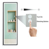 LED Full Length Mirror Wall Mounted Lighted Floor Mirror Dressing Mirror Make Up Mirror Bathroom/Bedroom/Living Room/Dining Room/Entry Dimmer Touch Switch