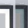 LED Full Length Mirror Wall Mounted Lighted Floor Mirror Dressing Mirror Make Up Mirror Bathroom/Bedroom/Living Room/Dining Room/Entry Dimmer Touch Switch