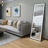 LED Full Length Mirror Wall Mounted Lighted Floor Mirror Dressing Mirror Make Up Mirror Bathroom/Bedroom/Living Room/Dining Room/Entry Dimmer Touch Switch
