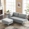 RaDEWAY Living Room Sofa (gray)