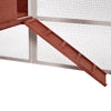77.9-Inch Wooden Chicken Coop and Rabbit Hutch - Pet