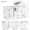 Wooden Pet House Rabbit Bunny Wood Hutch House Dog House Chicken Coops Chicken Cages Rabbit Cage