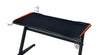RaDEWAY Gaming Table w/USB Port, Black & Red Finish