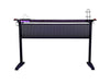 RaDEWAY Gaming Table w/USB Port, Black & Red Finish