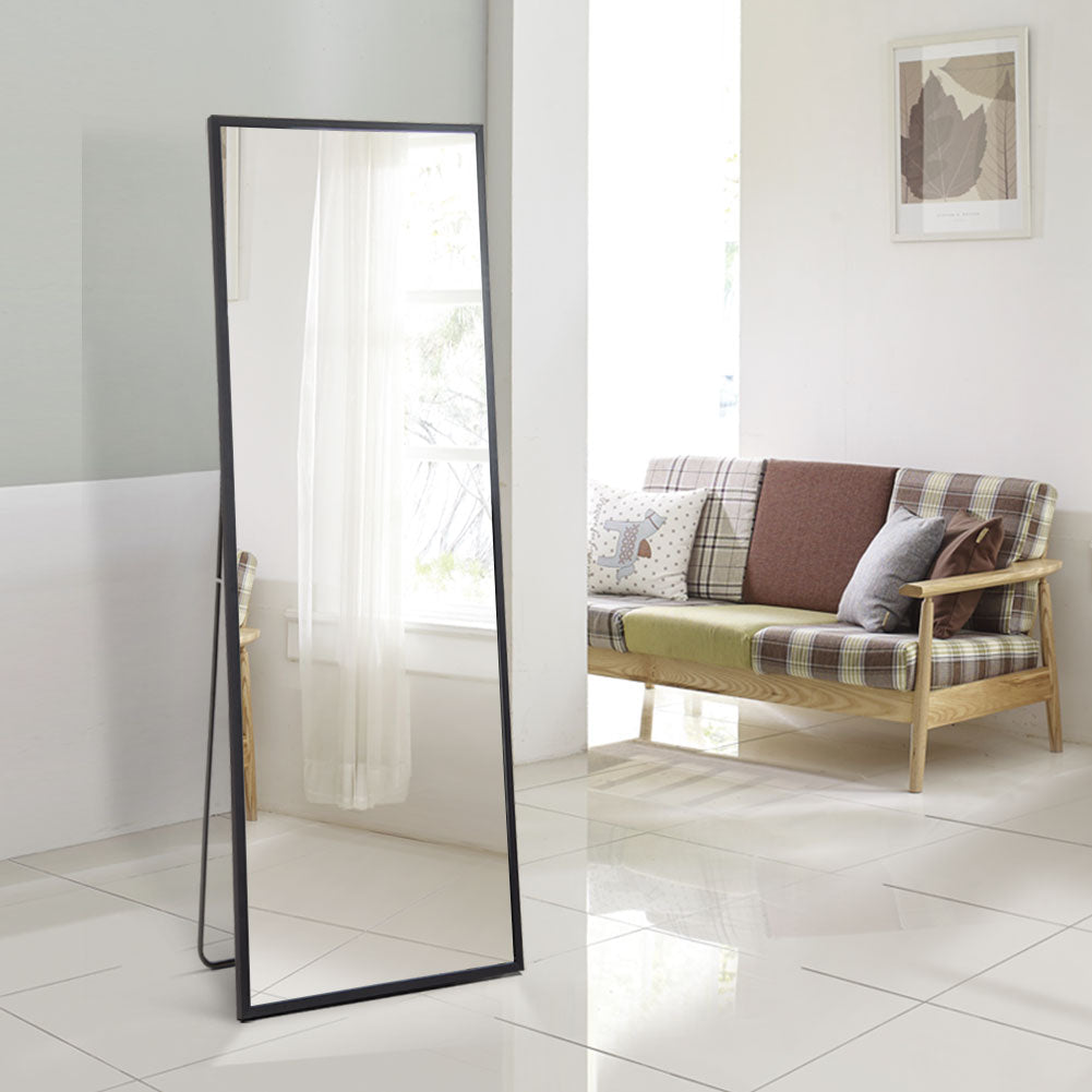 Cathy1700 500-b Full Body Mirror Full Length Floor Mirror Free Standing Black Dressing Mirror Home Décor (59” x 19.7”)