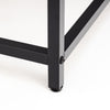 RaDEWAY Computer Desk with Drawer 46.5 inch Study Writing Table for Home Office, Modern Simple Style , Black Metal Frame, Rustic Brown