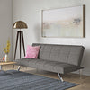 RaDEWAY Grey Linen Multifunctional Sofa Bed