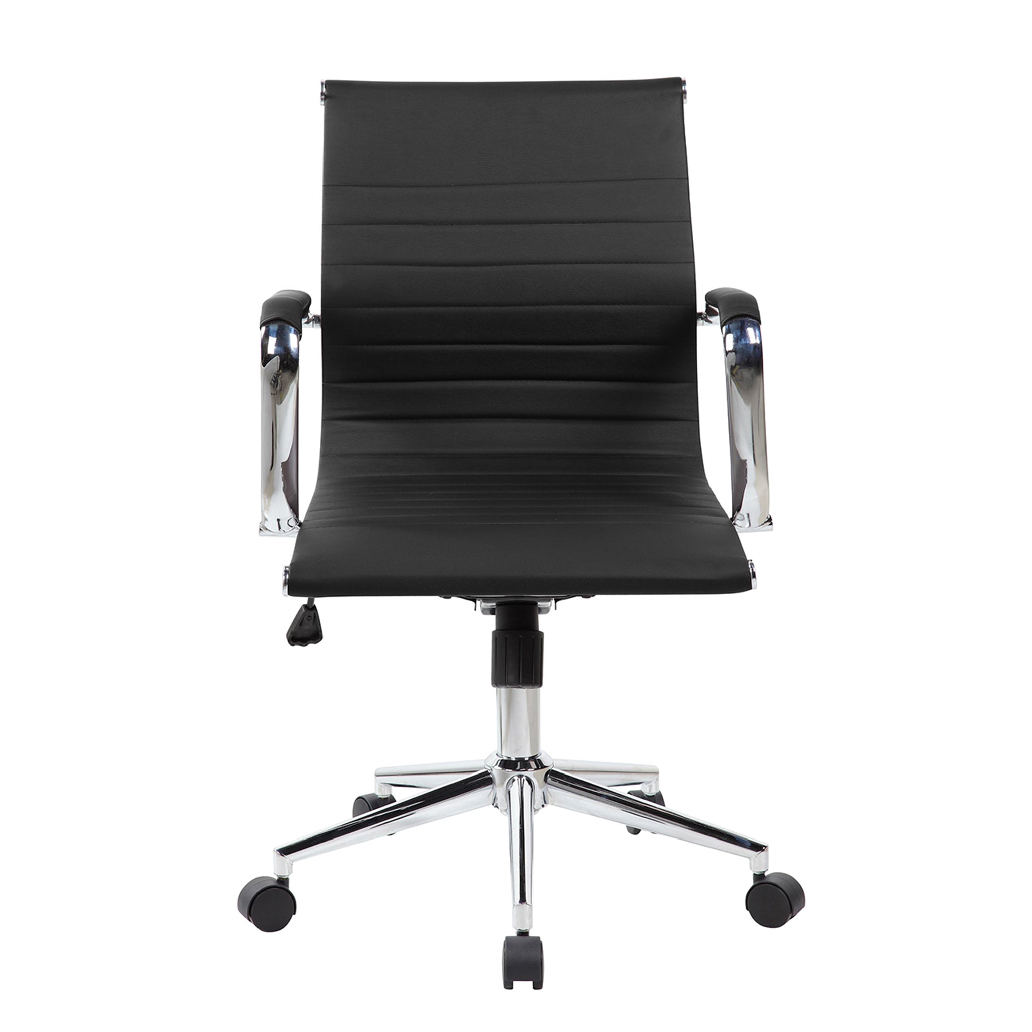 Modern Medium Back Executive Office Chair, Black
